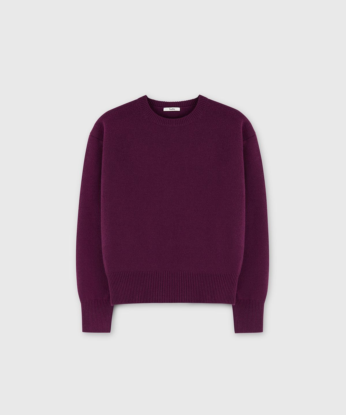 타일레(TAILLE) WOOL CASHMERE TL CLASSIC SWEATER BAROLO