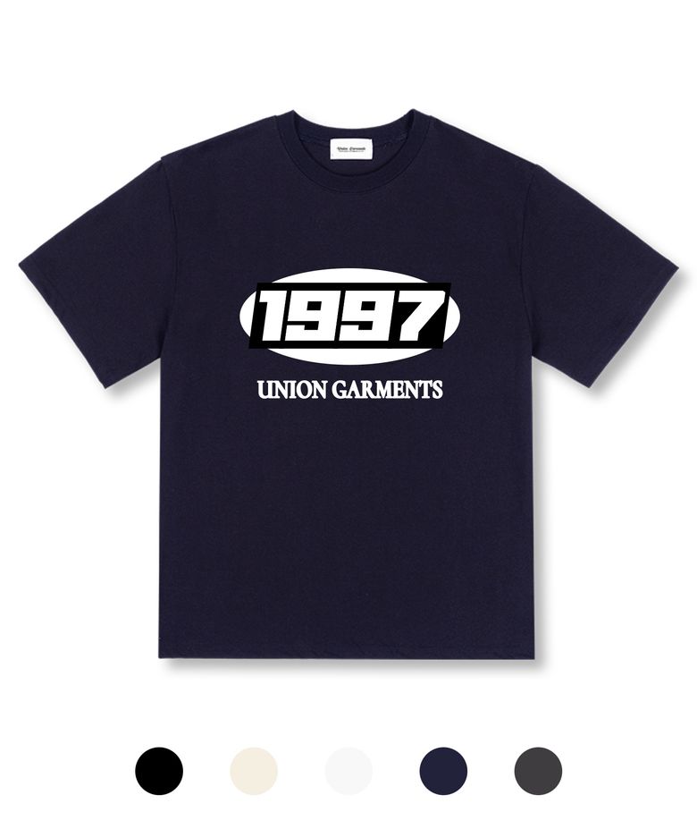 스퀘어1997 오버핏 반팔 티셔츠 5 COLOR