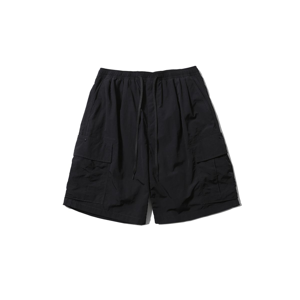 모이프(MOIF) [SS25] OVER MIL 6P SHORTS / BLACK