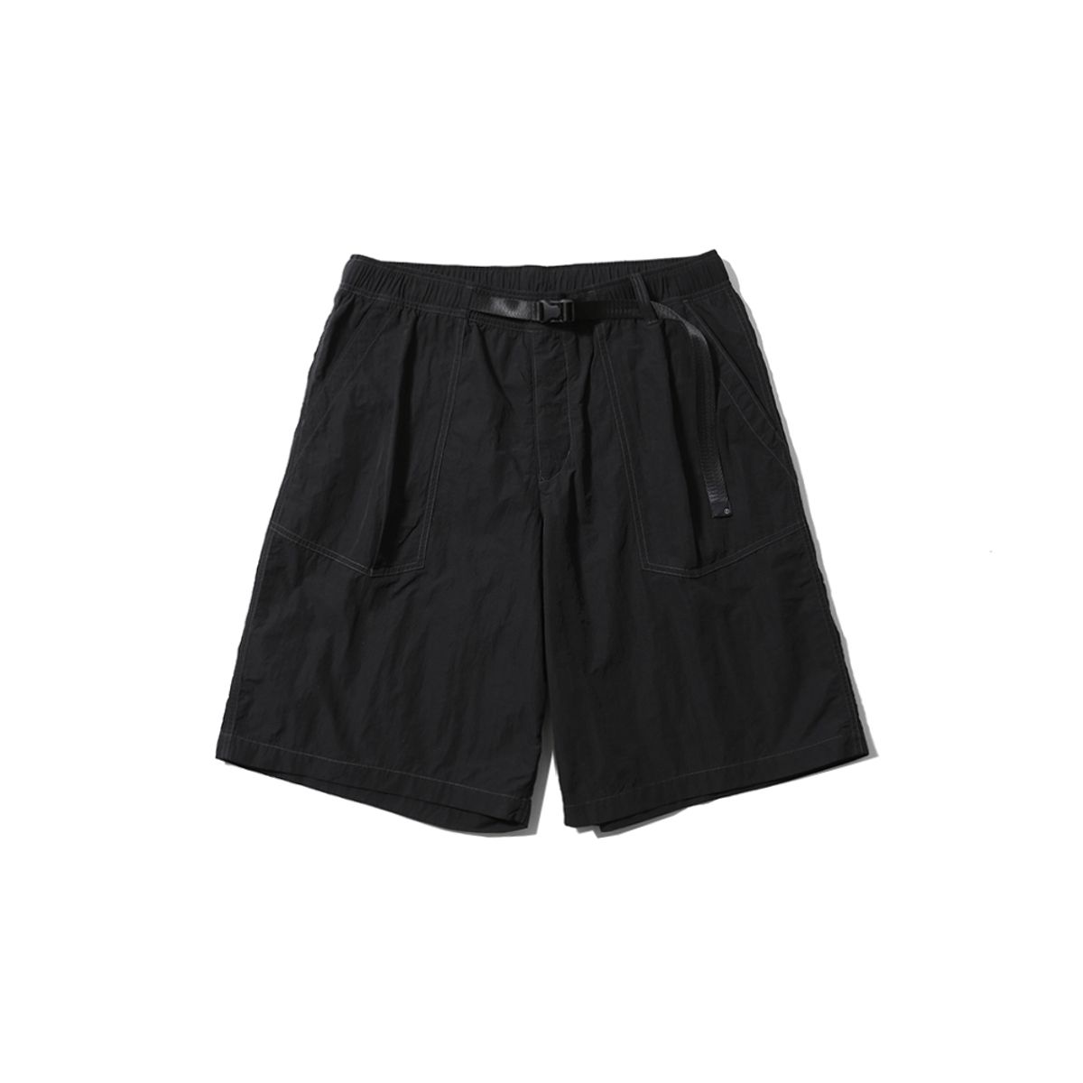 모이프(MOIF) [SS25] OVER FTG SHORTS / BLACK