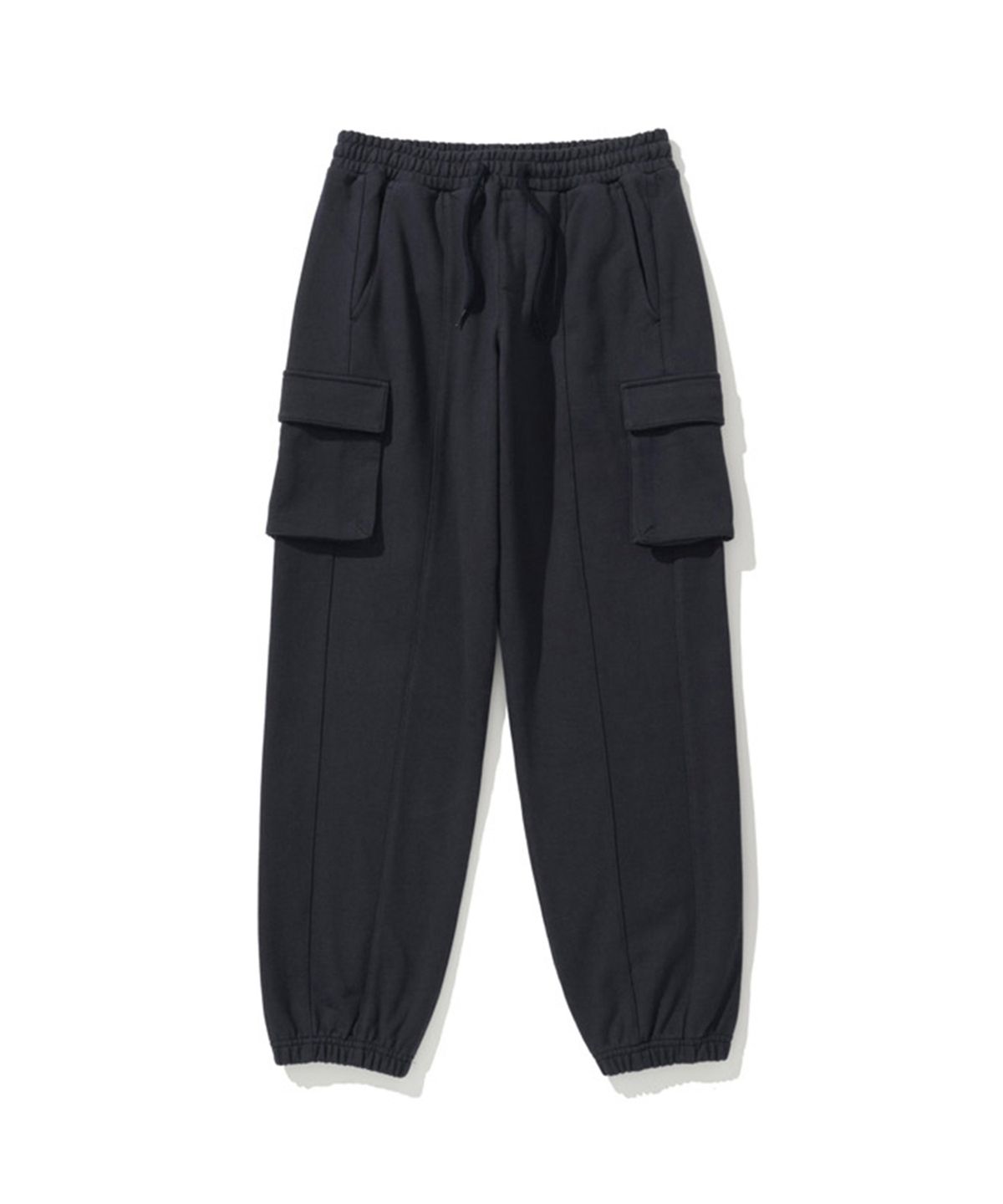 에르에르(ERER) Sweat Cargo Pants Navy