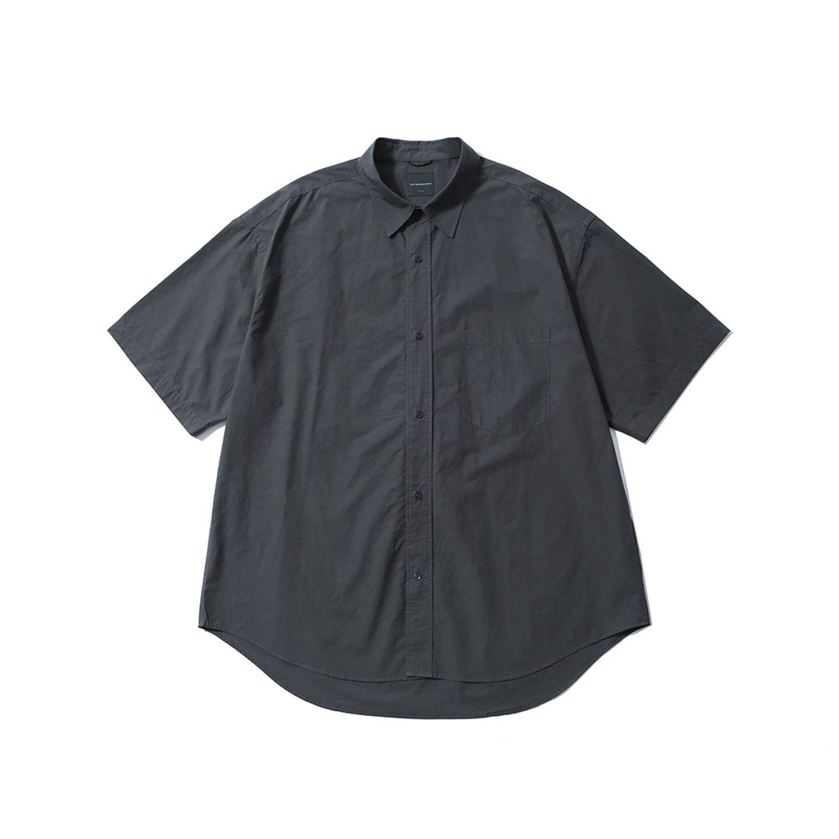 모이프(MOIF) [SS25] UNIFORM HALF SHIRT / CHARCOAL