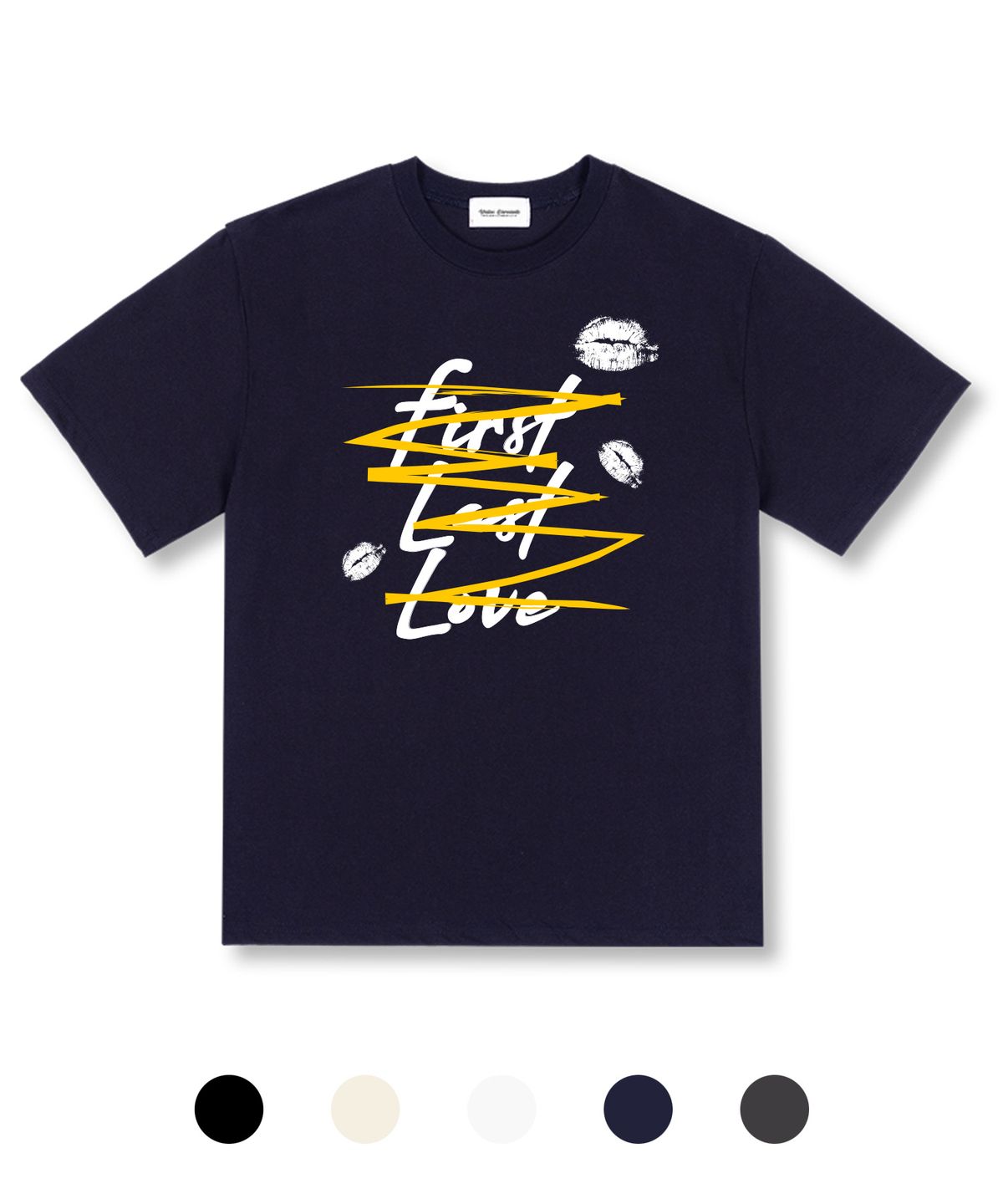 유니온가먼츠(UNION GARMENTS) 퍼스트라스트러브 오버핏 반팔 티셔츠 5 COLOR