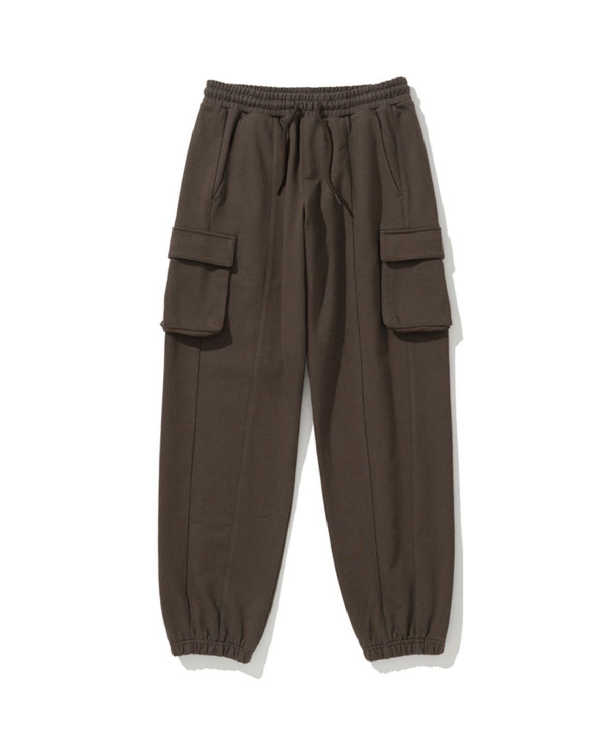 에르에르(ERER) Sweat Cargo Pants Brown