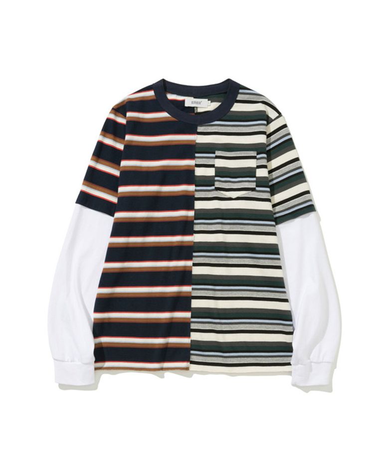 Striped Layered Long Sleeve T-Shirt Stripe