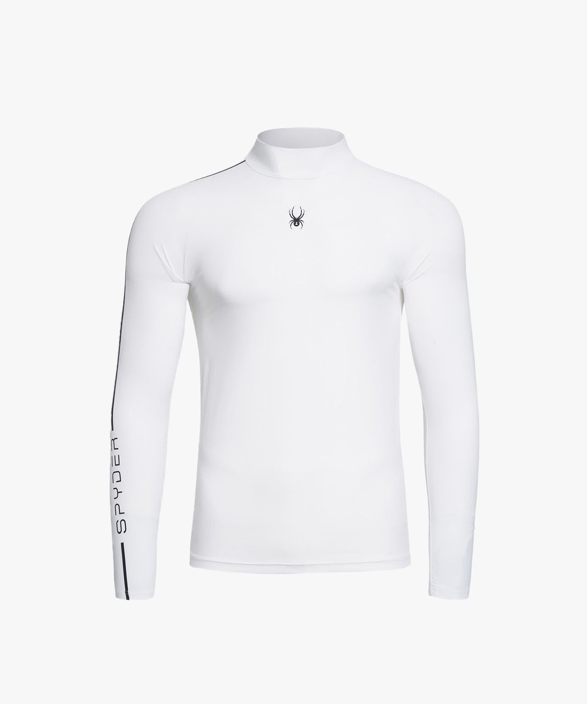 스파이더(SPYDER) 남성 프로웹 하이넥 컴프레션 티셔츠 SPHPCNCL241MWHT
