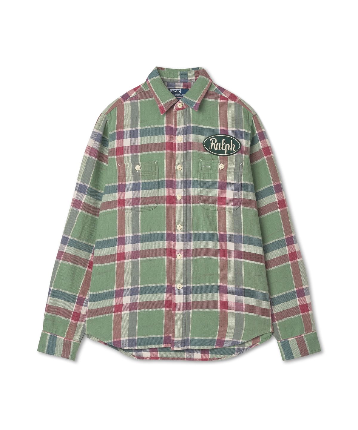 폴로 랄프 로렌(POLO RALPH LAUREN) [WORKWEAR CAPSULE] 클래식핏 플래드 플란넬 워크셔츠-멀티 컬러