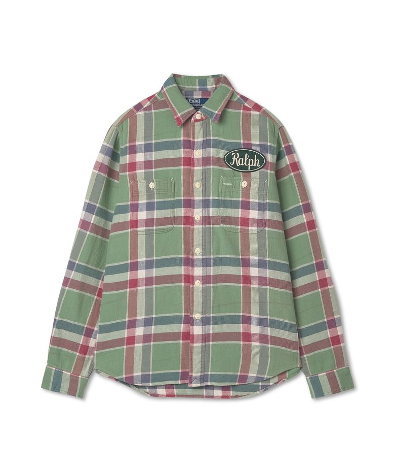 [적립금 10%] [WORKWEAR CAPSULE] 클래식핏 플래드 플란넬 워크셔츠-멀티 컬러
