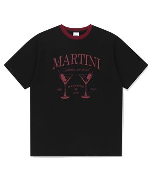 MARTINI TEE BLACK(MG2FMMT533A)