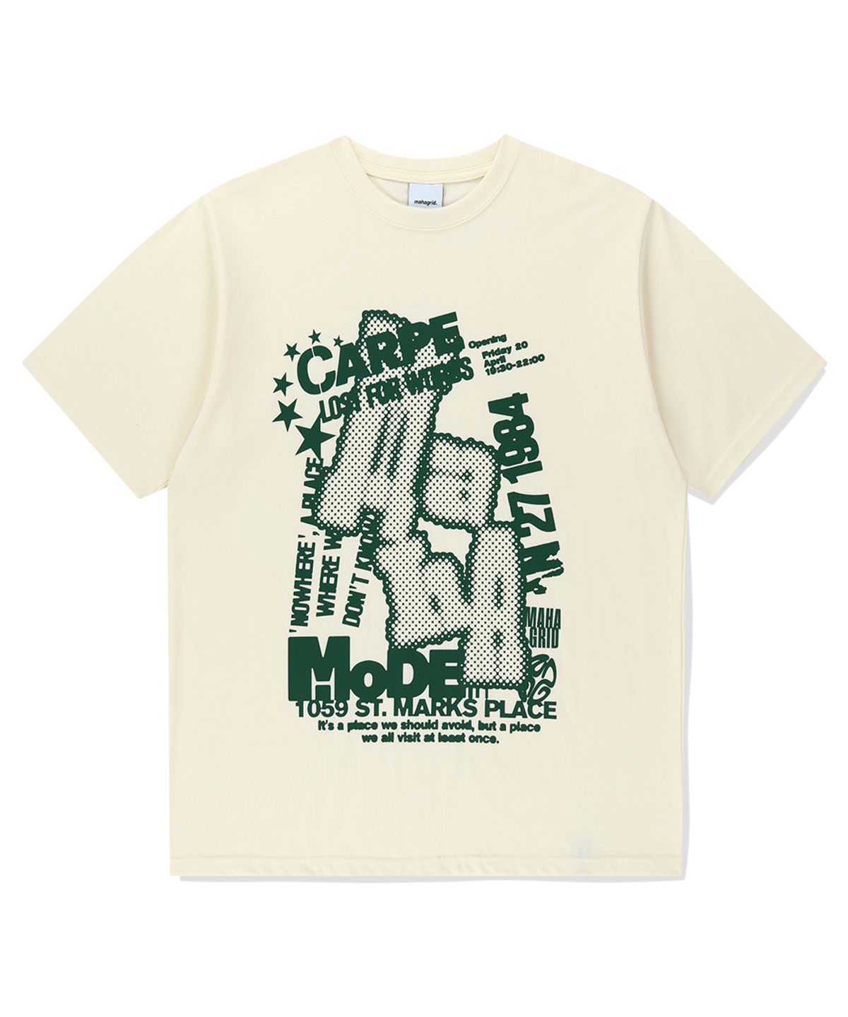 마하그리드(MAHAGRID) CARPE TEE CREAM(MG2FMMT528A)