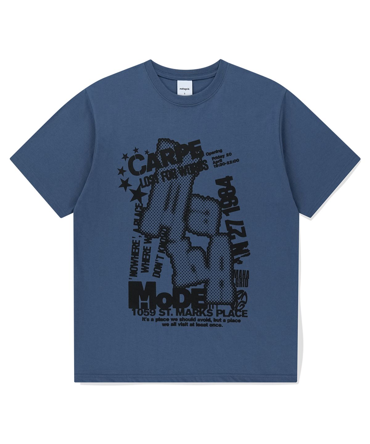 마하그리드(MAHAGRID) CARPE TEE BLUE(MG2FMMT528A)