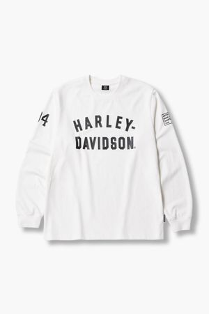 플랫 트랙 긴팔 티셔츠 _화이트 HH15311204