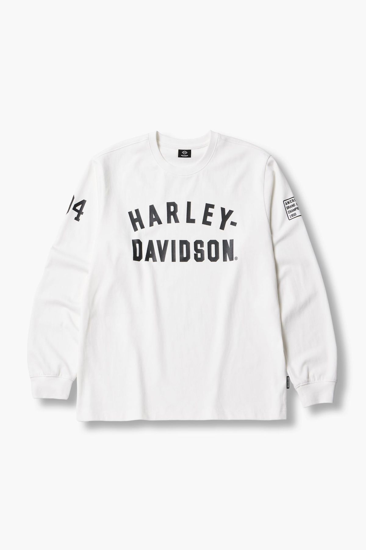 할리데이비슨 컬렉션스®(HARLEY-DAVIDSON COLLECTIONS®) 플랫 트랙 긴팔 티셔츠 _화이트 HH15311204