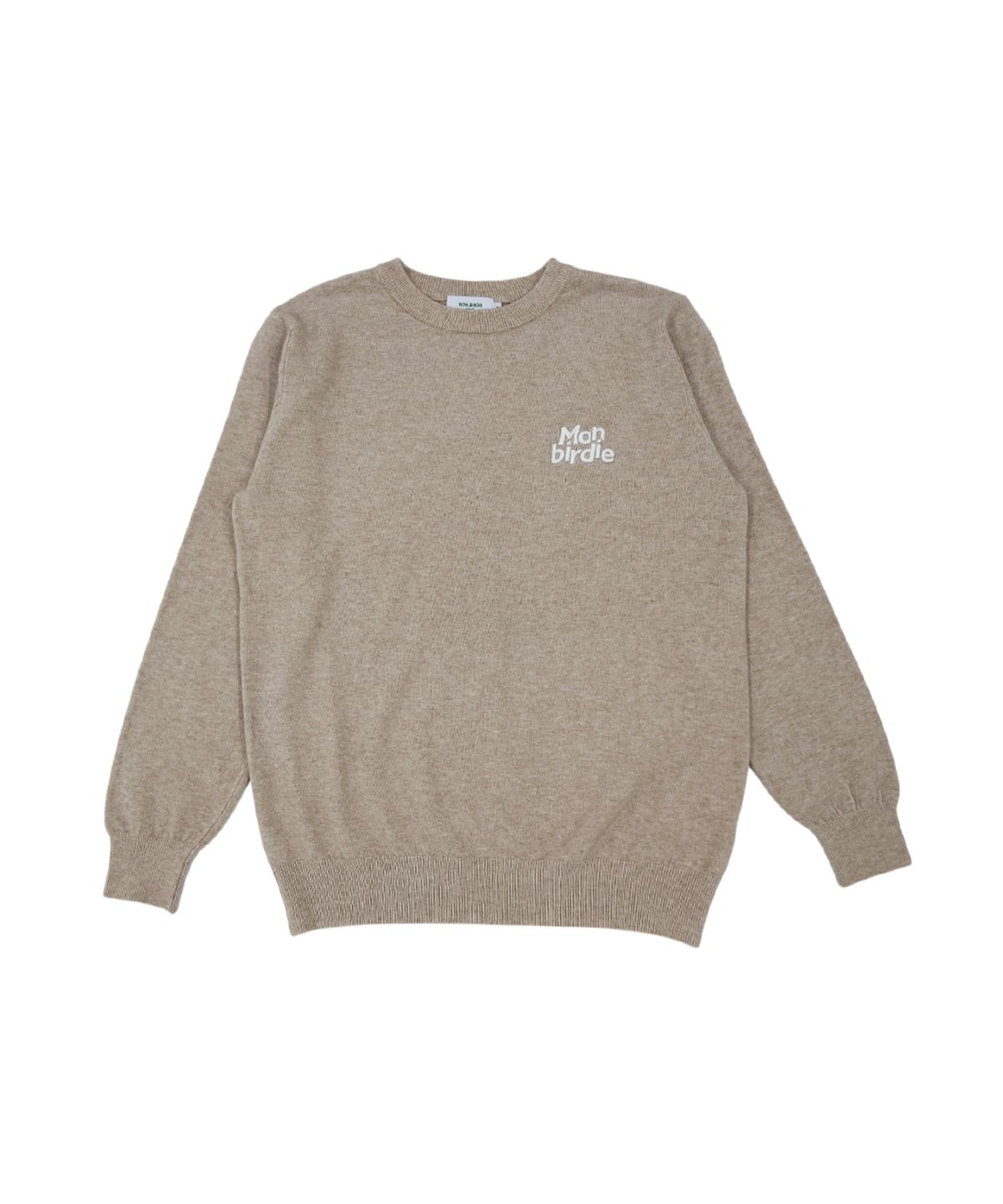 몽버디 골프(MONBIRDIE GOLF) 에센셜 크루넥 긴팔 니트 BEIGE