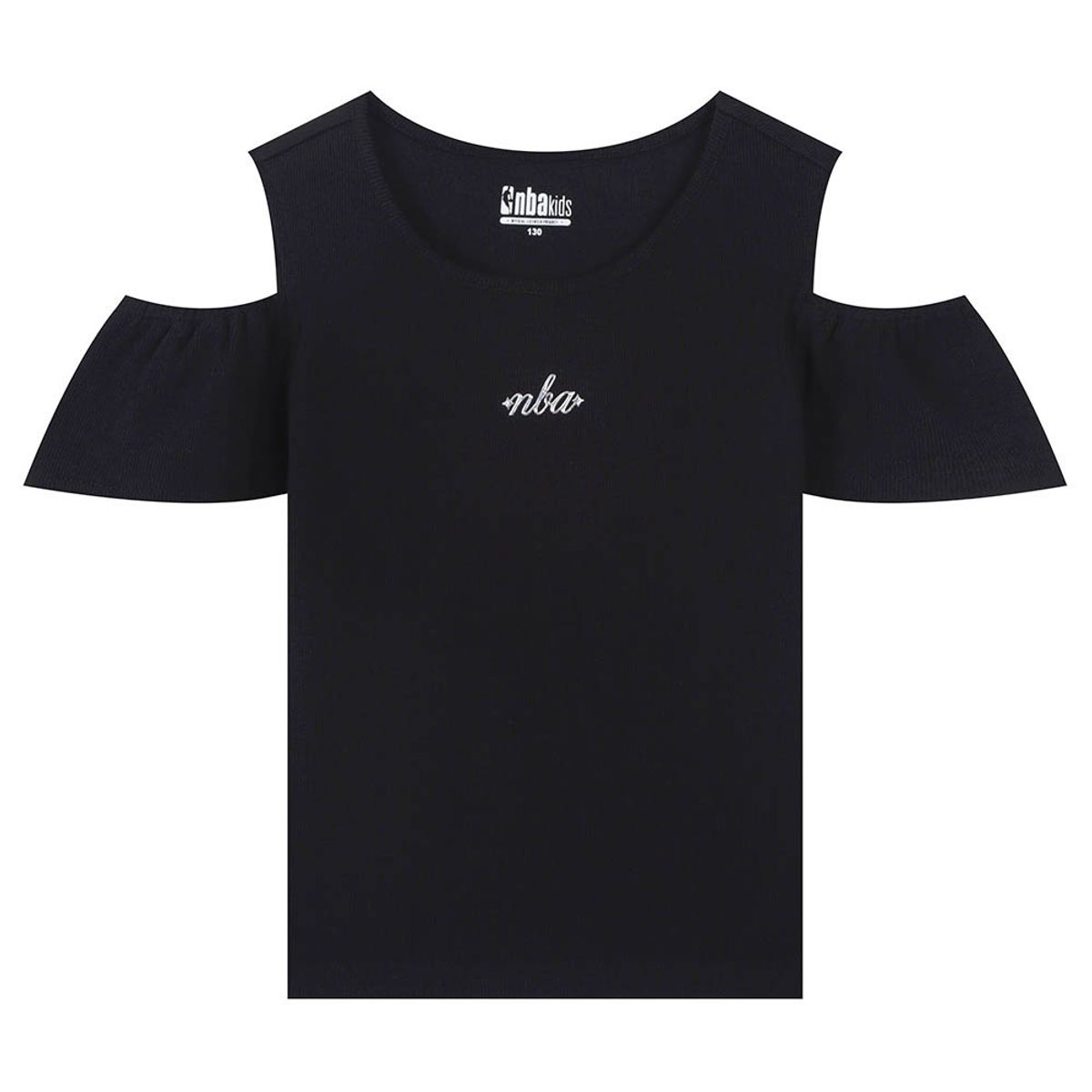 엔비에이 키즈(NBA KIDS) NBA 컷아웃 반팔티셔츠(K252TS662P) 블랙