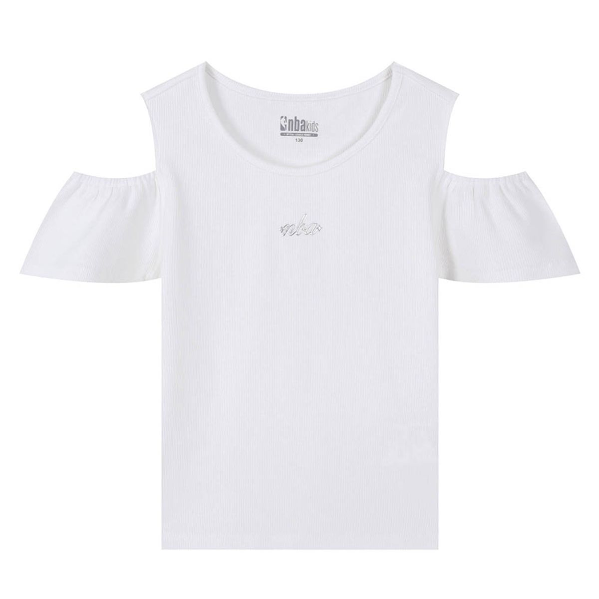 엔비에이 키즈(NBA KIDS) NBA 컷아웃 반팔티셔츠(K252TS662P) 화이트