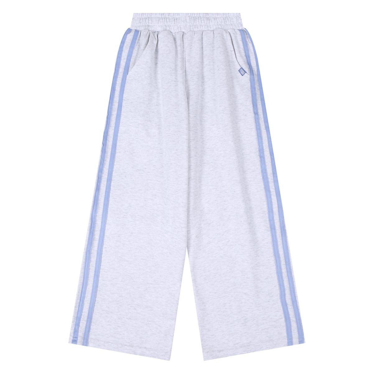 엔비에이 키즈(NBA KIDS) NBA 여아 와이드팬츠(K252TP630P) 멜란지 그레이