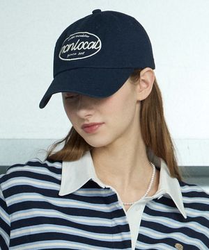 Logo Embroidery Ball Cap - Navy