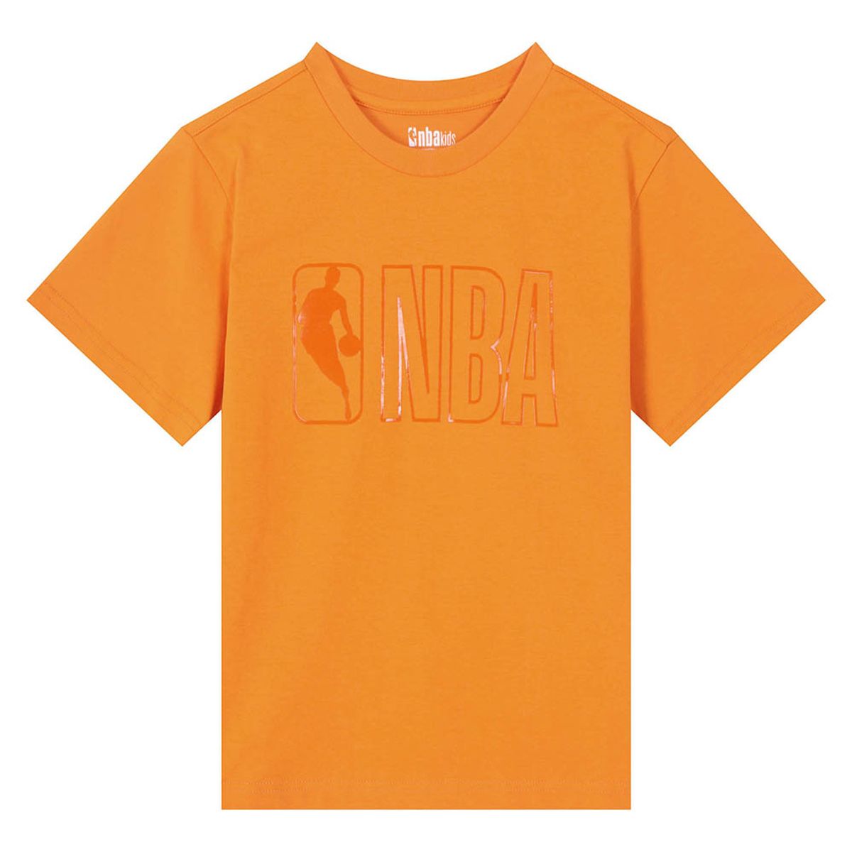 엔비에이 키즈(NBA KIDS) NBA 투명로고 티셔츠(K252TS081P) 오렌지