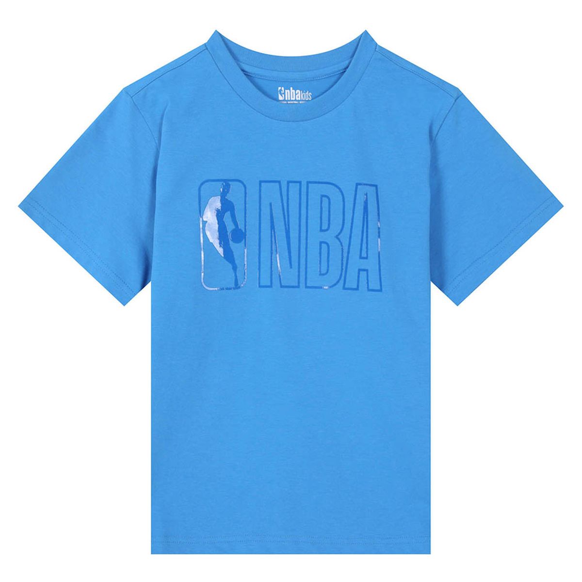 엔비에이 키즈(NBA KIDS) NBA 투명로고 티셔츠(K252TS081P) 블루