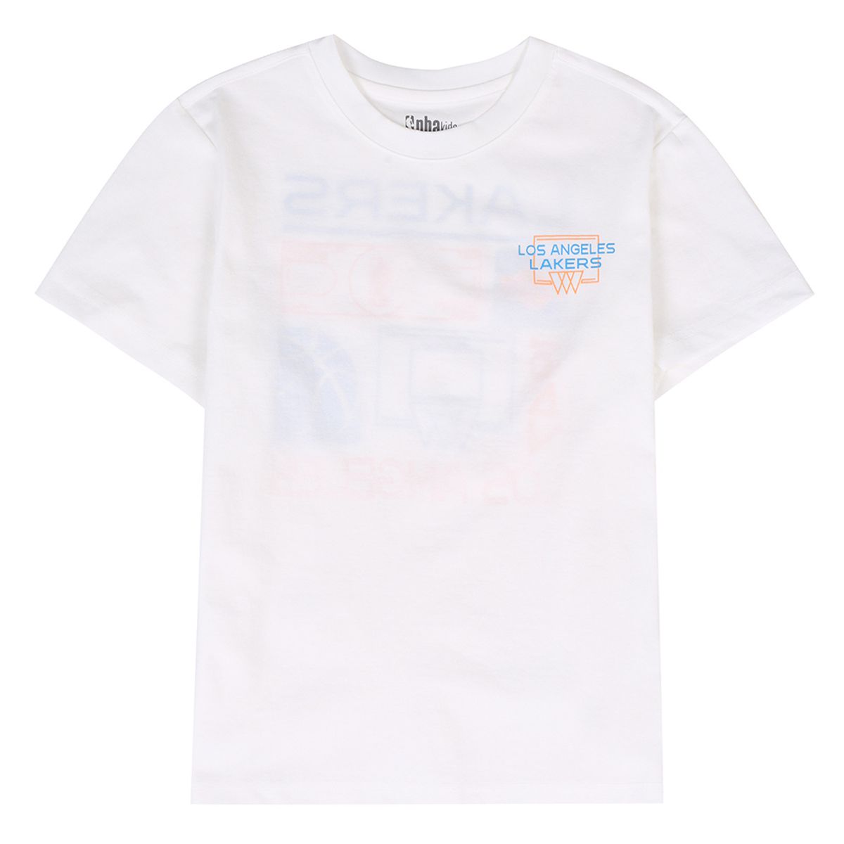 엔비에이 키즈(NBA KIDS) LAL 포리 팀 그래픽 티셔츠(K252TS071P) 화이트