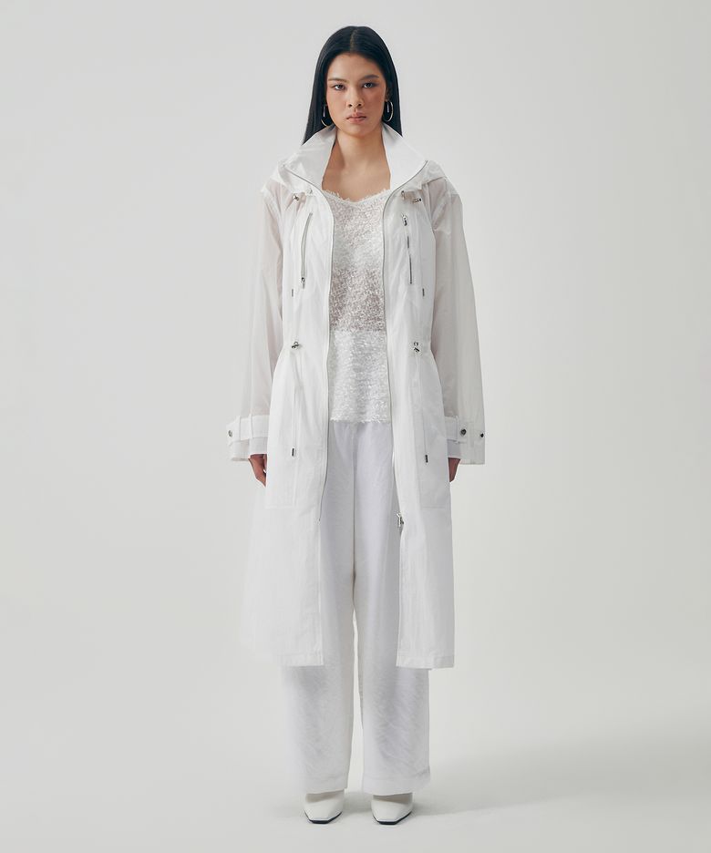 Drift Wind Rain Coat [ White ]