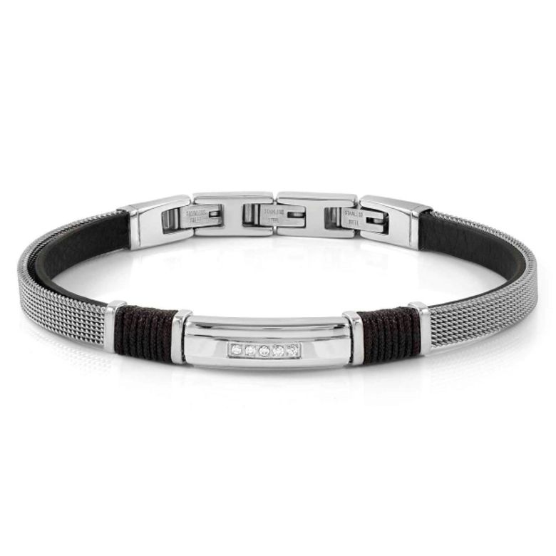 팔찌 씨러버 SEALOVER  새틴 피니쉬 큐빅 (WHITE CZ) 135008/001