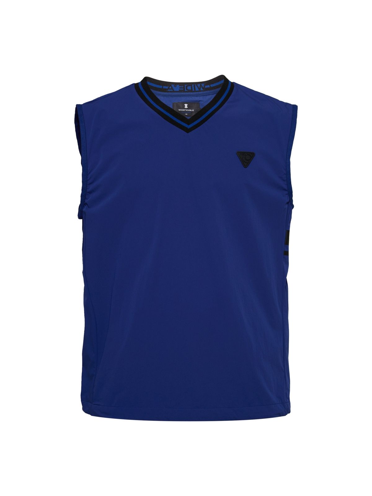 와이드앵글(WIDEANGLE) TO V넥 풀오버 베스트 M_Royal Blue