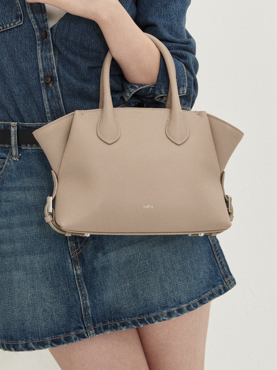 MUSINSA | SARTU Tie Tote Bag (Top)