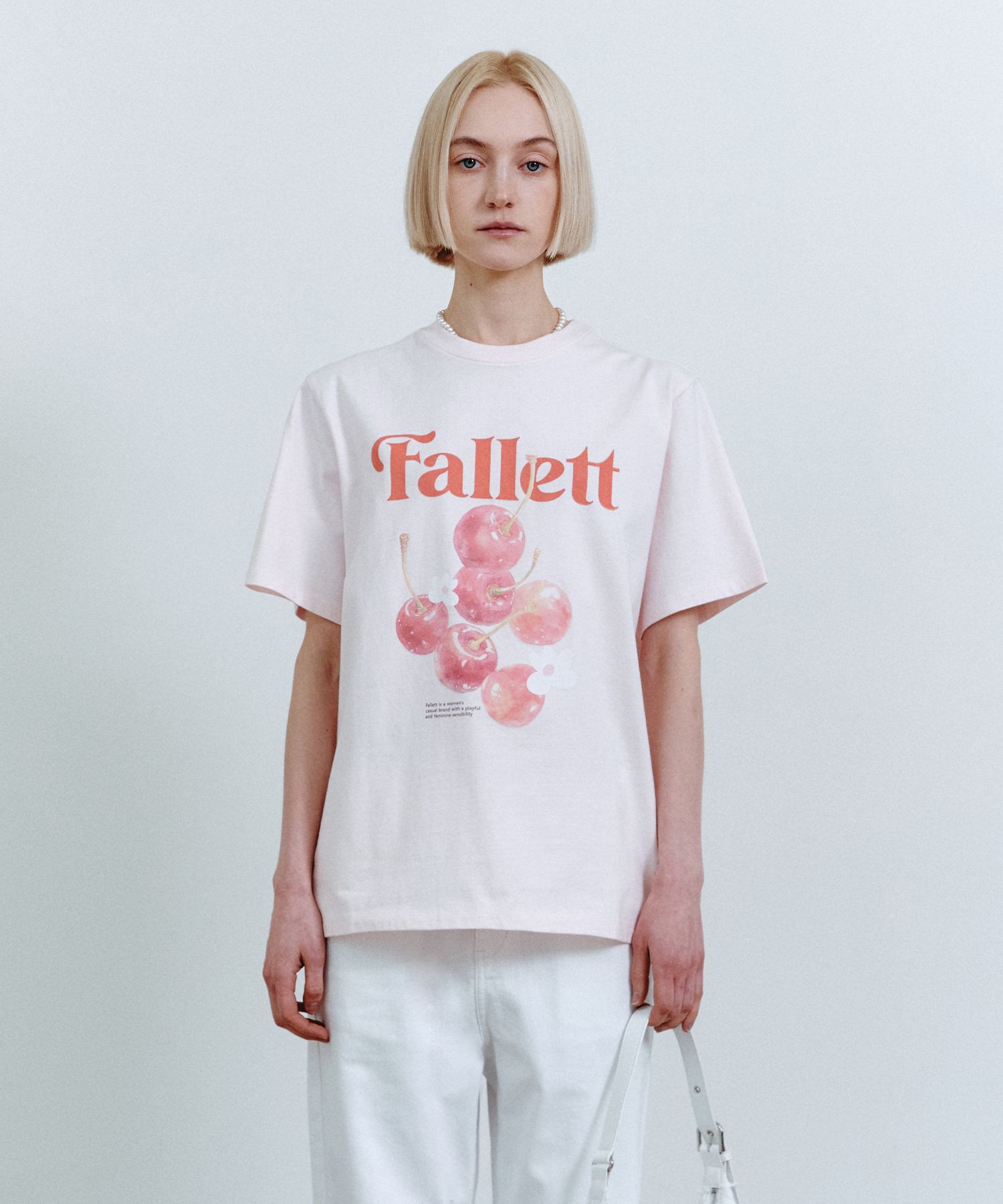 Tシャツ・カットソー FALLETT Cherry Print Overfit Short Sleeve T-shirt 5SH098 MUSINSA | FALLETT Cherry Print Overfit Short Sleeve T-shirt