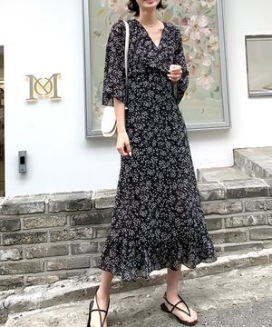 포인트플라워 프롤라 롱원피스