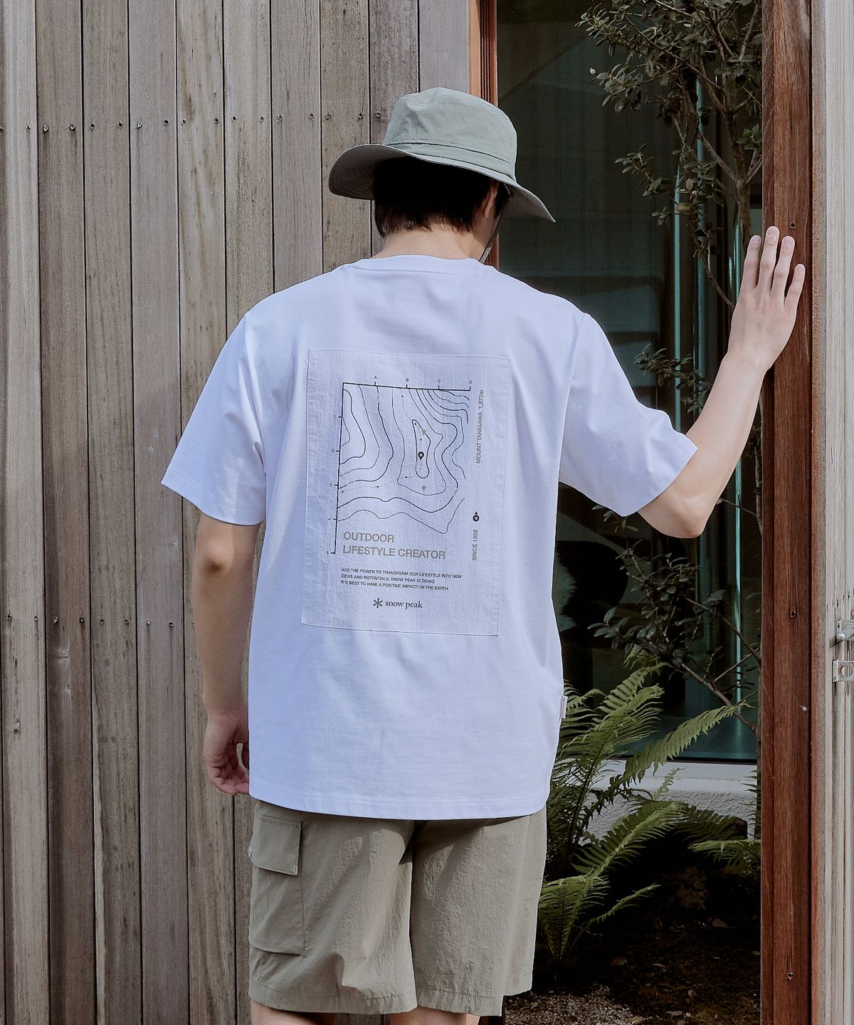 스노우피크 어패럴(SNOWPEAK APPAREL) 에어로쿨 다니가와산 반팔 티셔츠 (S25MMFTS84) White