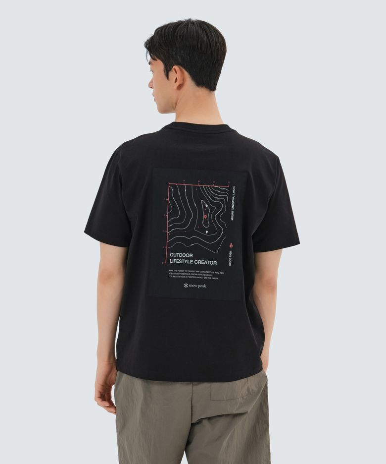 에어로쿨 다니가와산 반팔 티셔츠 (S25MMFTS84) Black