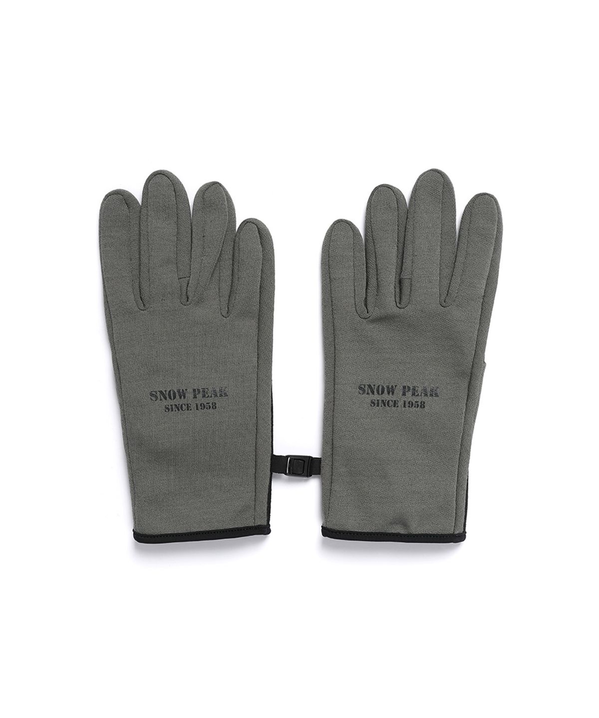 스노우피크 어패럴(SNOWPEAK APPAREL) 캠프 난연 장갑 (S25ZUTGL03) Dark Gray