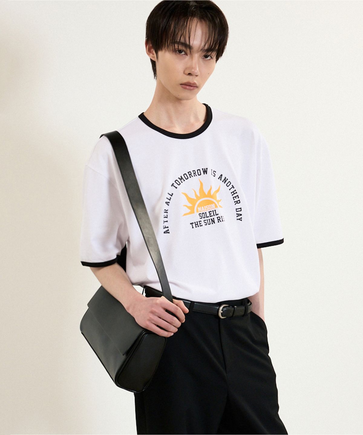 티엔지티(TNGT) Soleil Ringer T-Shirt (White) TNTS5E201WT
