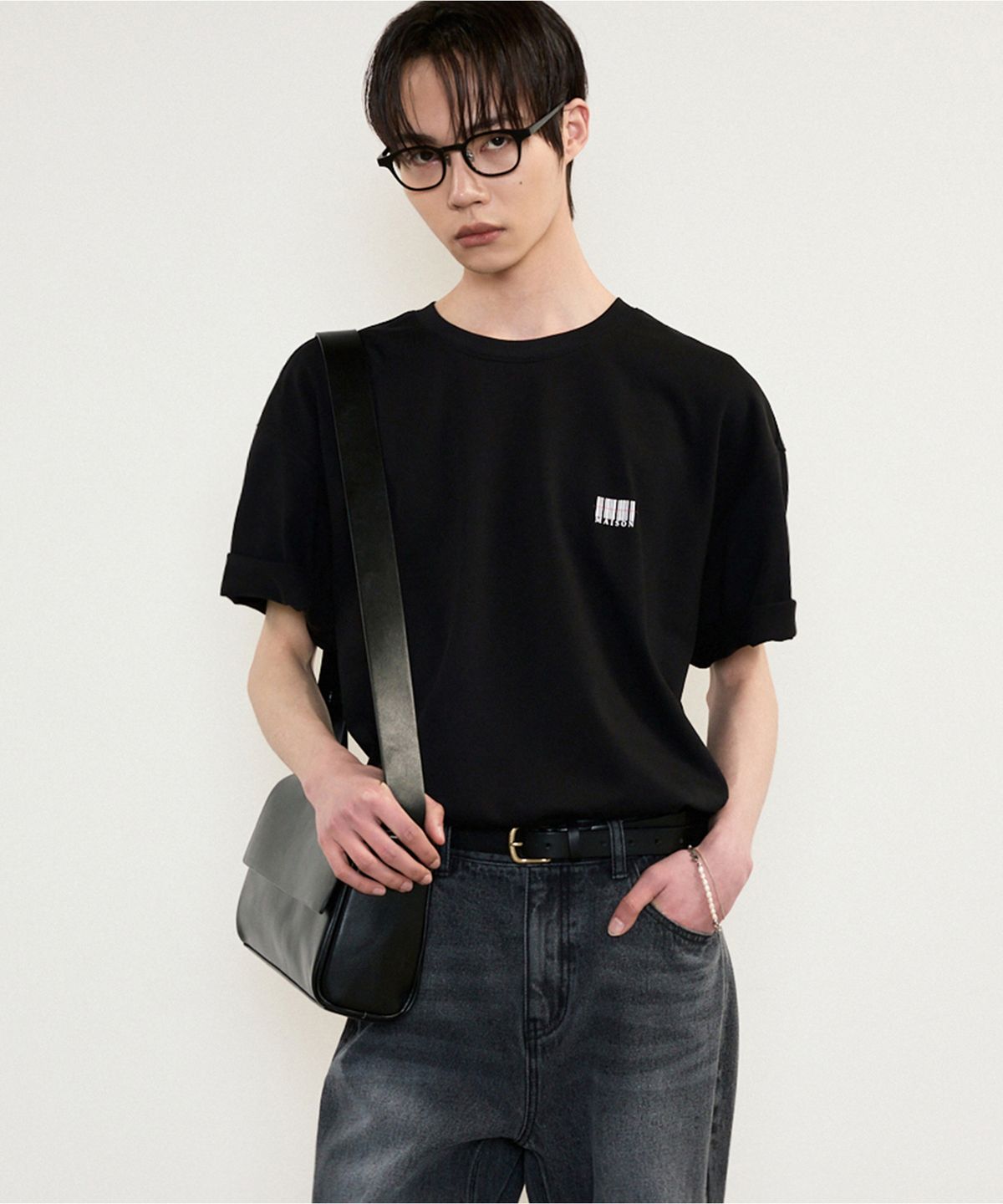 티엔지티(TNGT) Barcode Logo T-Shirt (Black) TNTS5E204BK