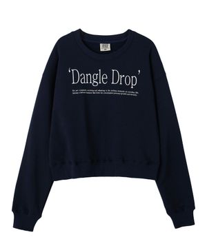 DGDP 타이포 맨투맨 네이비