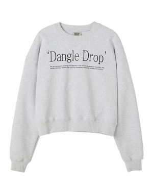 DGDP 타이포 맨투맨 화이트멜란지