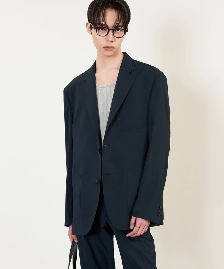 Hard Twist Set-Up Jacket (Navy) TNJA5E201N2