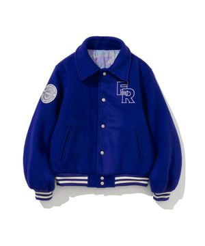 Nautical Varsity Jacket Blue