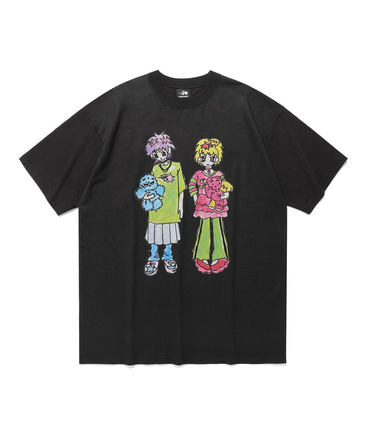 나이스고스트클럽(NICEGHOSTCLUB) [X SOULPUSSSY CAT]GHOSTSOULGIRL BIG BIG TEE_BLACK(NG2FMUT511A)