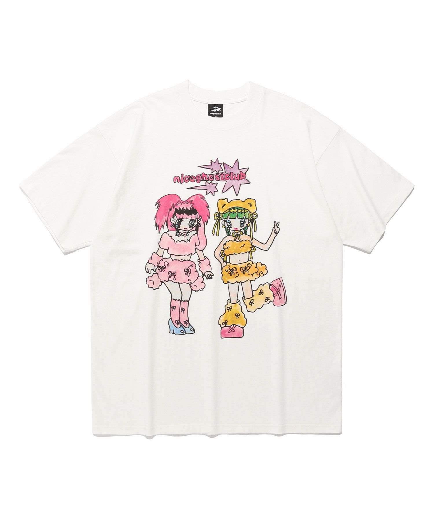 Tシャツ・カットソー [NICEGHOSTCLUB][X SOULPUSSSY CAT]GHOSTSOULGIRL RABBIT&BEAR MUSINSA | NICE GHOST CLUB [X SOULPUSSSY CAT]GHOSTSOULGIRL