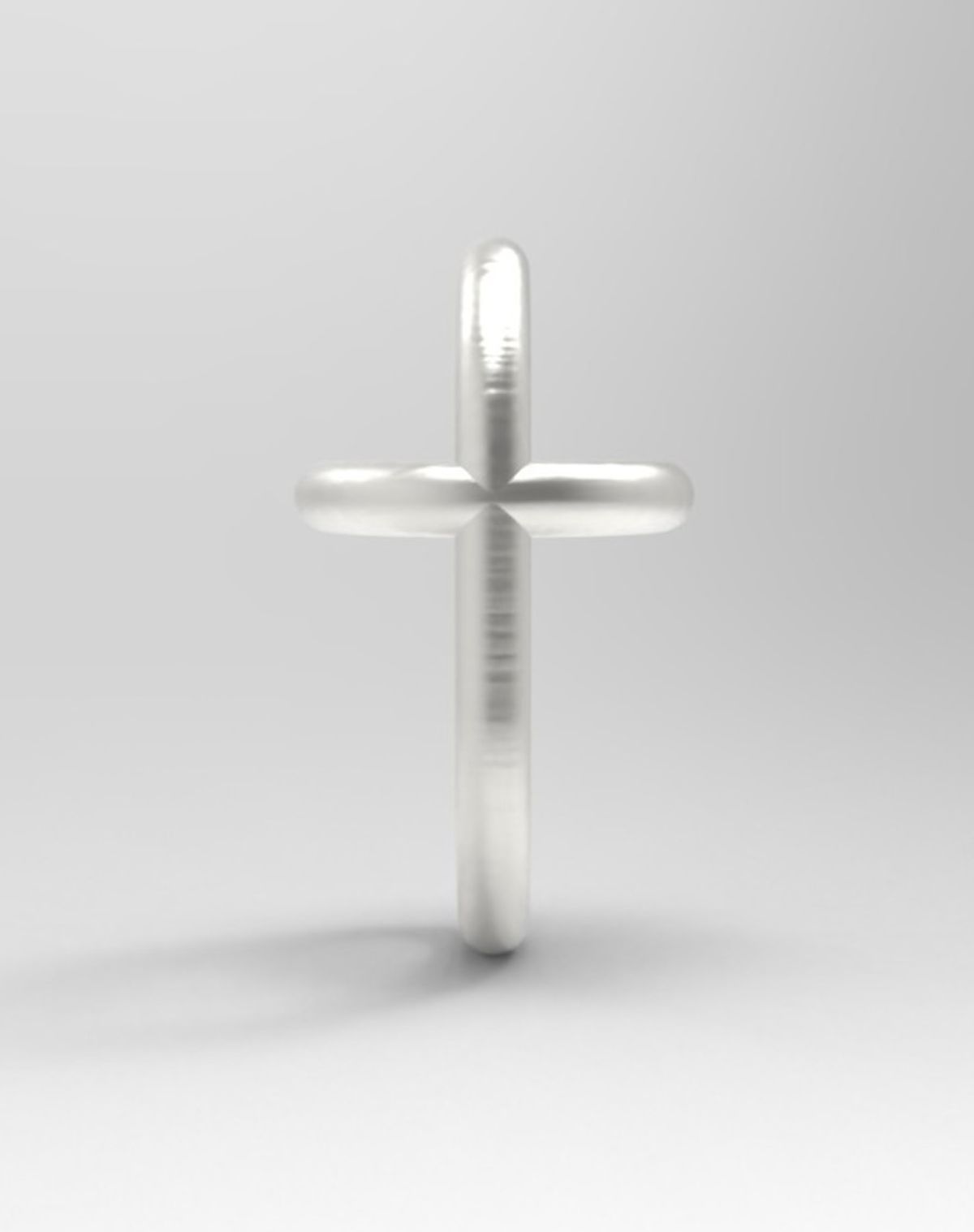 르네오브제(RENEOBJET) VEL  CROSS INTERLOCKING RING NECKLACE SET [STERLING SILVER] 링 펜던트 925 실버 반지 목걸이 세트