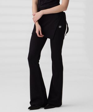 DGDP 부츠컷 라인 팬츠 블랙