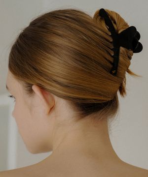 HLD025 Romantic heart long hair clip