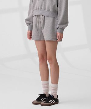 DGDP 스웨트  숏 팬츠 멜란지그레이