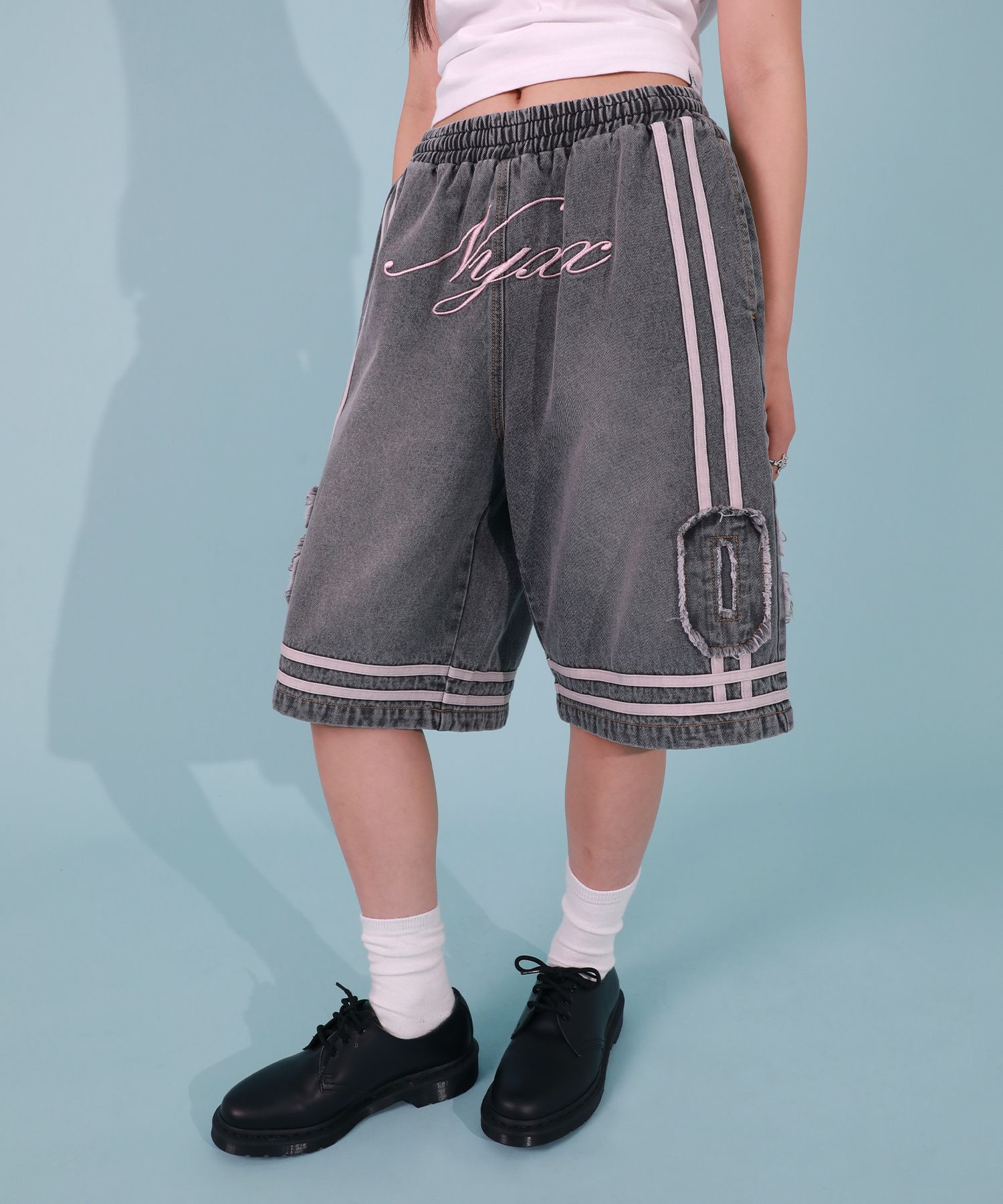 パンツ Denim half pants denim half pants – YZ