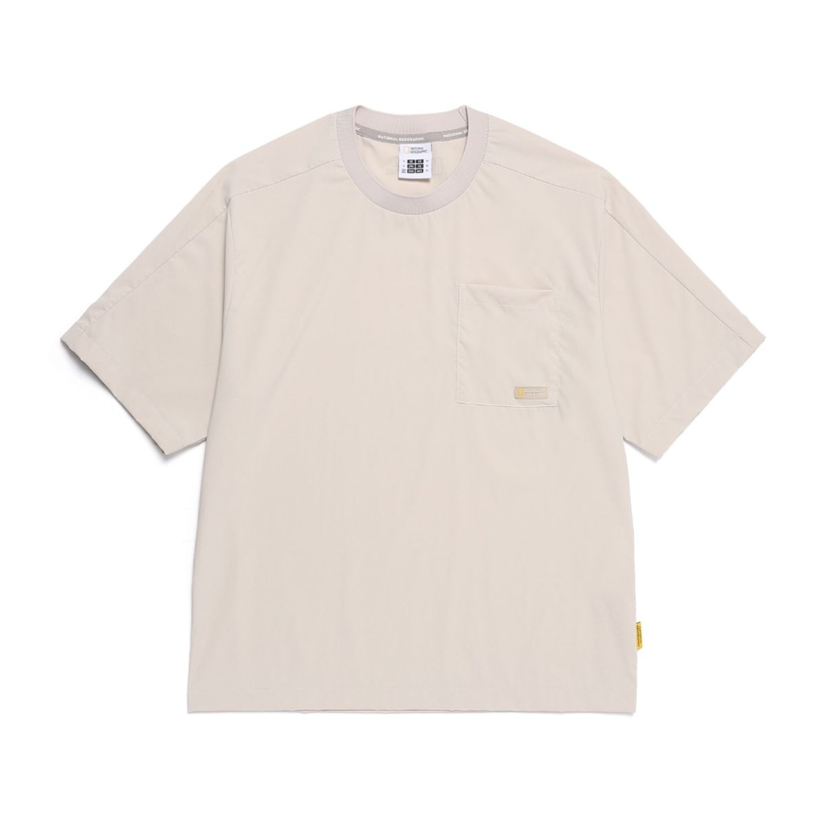 내셔널지오그래픽(NATIONALGEOGRAPHIC) N252UTS871 프로즌큐브 반팔티셔츠 OAK BEIGE