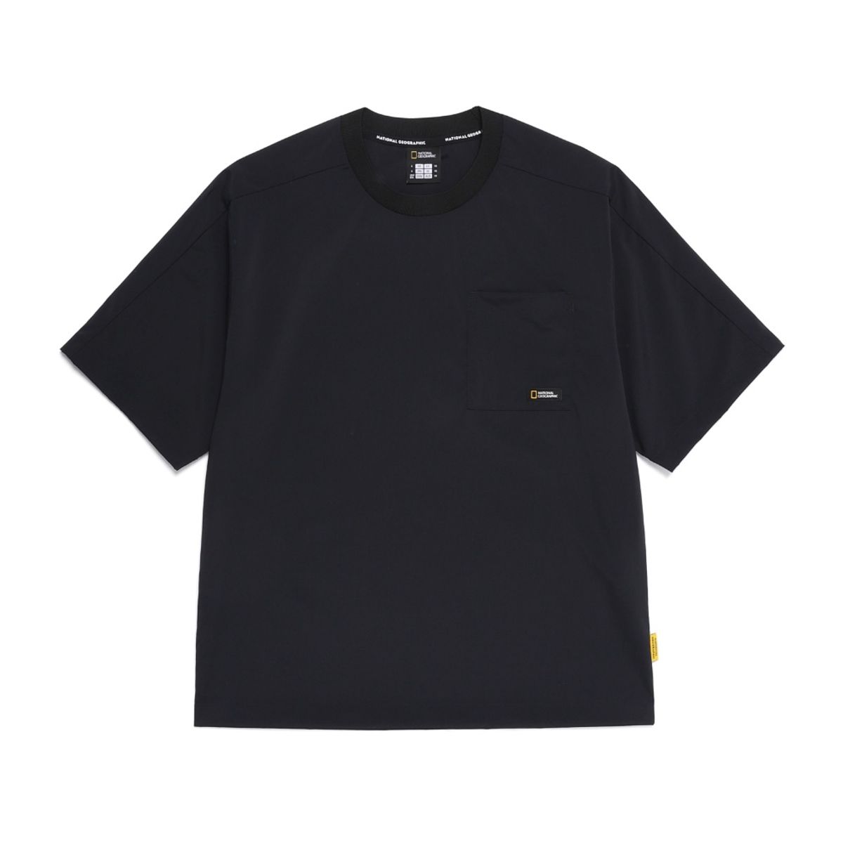 내셔널지오그래픽(NATIONALGEOGRAPHIC) N252UTS871 프로즌큐브 반팔티셔츠 CARBON BLACK