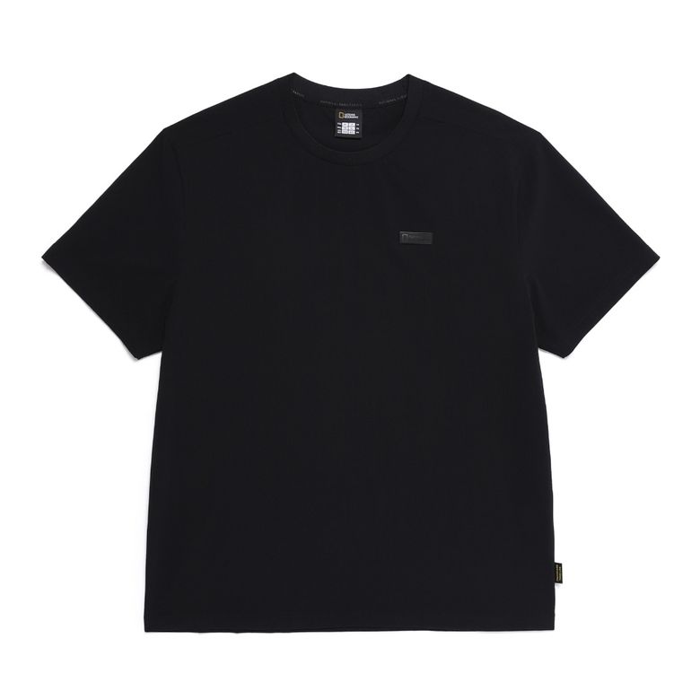 N252MTS830 에어도트 기능성 베이직핏 반팔 냉감 티셔츠 CARBON BLACK
